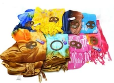 Scarf Sarong Bali Coverup Bundle 82 in x 46 in Size Choice+Video+Coconut Bangle