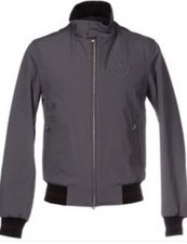 Cavalleria Toscana grauer Herren Bomber - Gr&ouml;&szlig;e Extra Small. Mit Staubbeutel