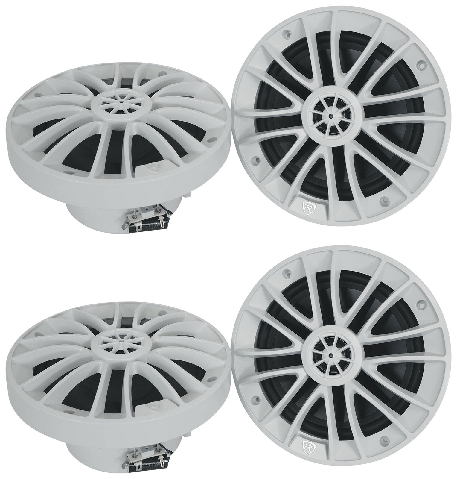 4 Динамики Rockville RM-PREMIUM-65 WHITE 65 мощностью 600 Вт для морских катеров - четкий звук 16790₽