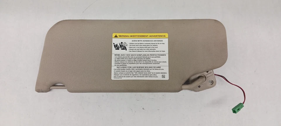 '11-'15 LINCOLN MKX pasajero derecho parasol bronceado iluminado OEM Foto 3 de 4