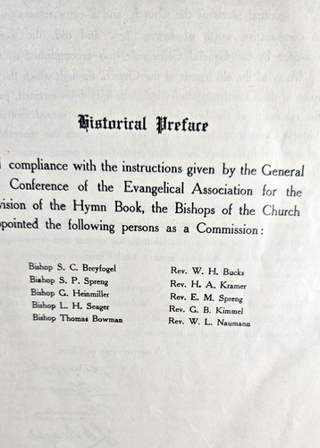 1921 The Evangelical Hymnal Book with Tunes & Scripture Reading Cloth Cover - Picture 8 of 8