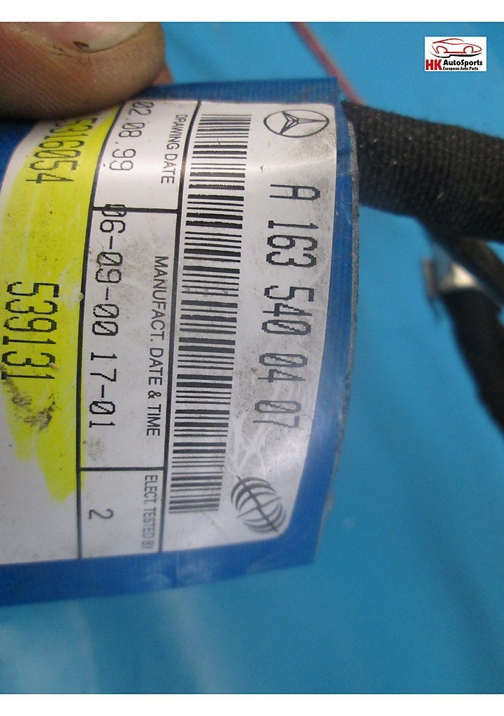 SEAT TRACK WIRE WIRING HARNESS FRONT LEFT SIDE MERCEDES BENZ ML320