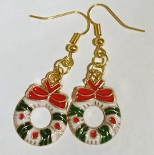 Ohrhänger Weihnachten Weihnachtsohrringe Kranz | Glocke | Schneeflocke | Strass