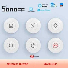 Lot Zigbee Wireless Switch SNZB-01P Smart Scene Two-way Contol Home SOS button