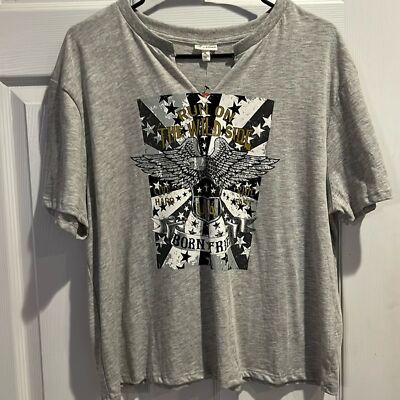 Ladies NWT Run on the wild side graphic tshirt size XL