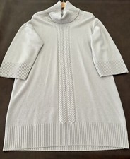 PURE Collection Cashmere Loose Fit Sweater Dress - Cowneck - SIZE Large