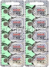 Maxell 371 SR920SW SR920 V371 D371 Watch Battery 0 MERCURY 10 PC