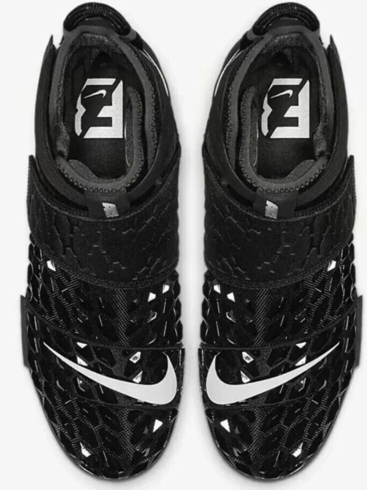 Nike Force Savage Elite 2 Football Cleats Black White Size  display picture 1