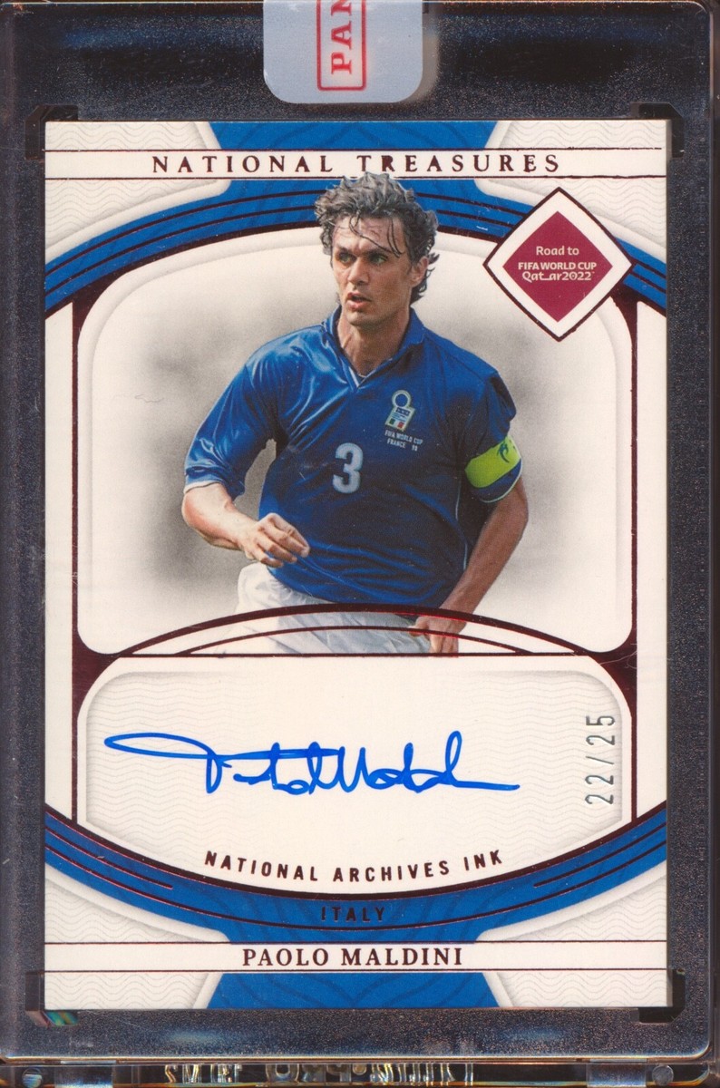 Panini National Treasures Maldini Auto