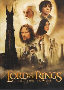Lord of the Rings: The Two Towers (2002) Japanese movie program - free ship WOW!
