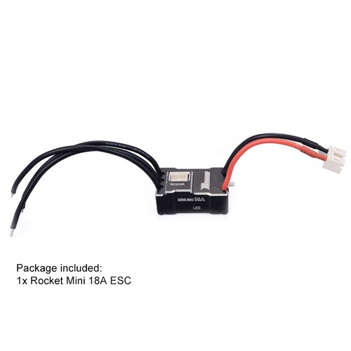 Rocket mini 18A Brushless ESC Electric Speed Controller fr Kyosho Mr03 Drift Car - Picture 3 of 7