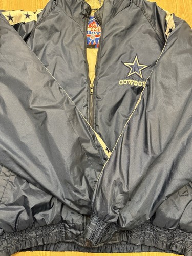 Vintage 90’s Dallas Cowboys NFL Game Day Puffer Jacket Sz XL - Picture 3 of 9