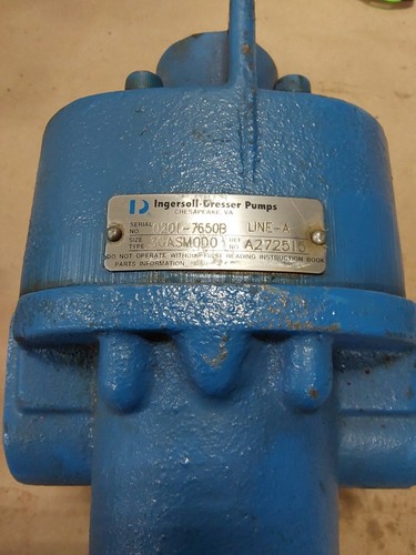 NEW INGERSOLL DRESSER 3GASMODO ROTARY PUMP