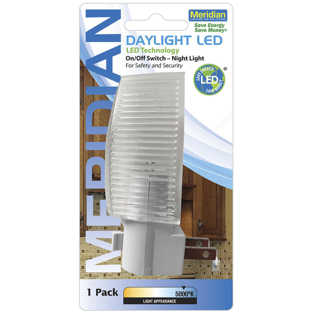 Manual On/Off Daylight LED Bulb Night Light - Single Pack