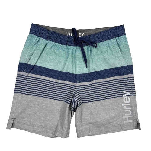 Hurley Boys UPF 50+ Rash Guard Tee & Swim Trunks Shorts Set Outfit