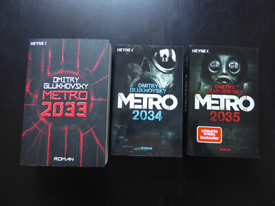 Metro 2033, 2034 und 3025 Trilogie von Dmitry Glukhovsky (Taschenbuch)