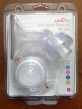 Spectra Baby Wide Breast Shield Set Small S/20mm MM012753 Factory Sealed