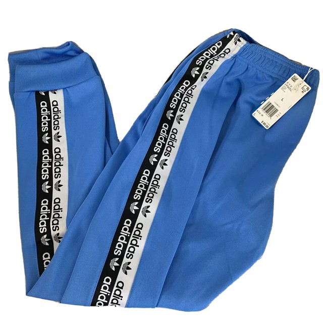 sky blue adidas pants