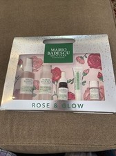 MARIO BADESCU SKIN CARE ROSE  GLOW 5 PC SET NEW IN BOX AH 