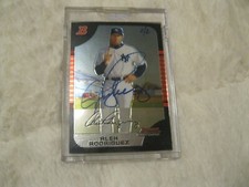 Alex Rodriguez 2006 Topps Bowman Originals Chrome Buyback Signed Auto #'d 2/2