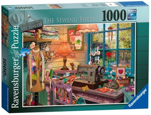 Ravensburger My Haven n. 4, Puzzle Il Capanno da Cucire (1000 Pezzi) - Foto 2 di 3
