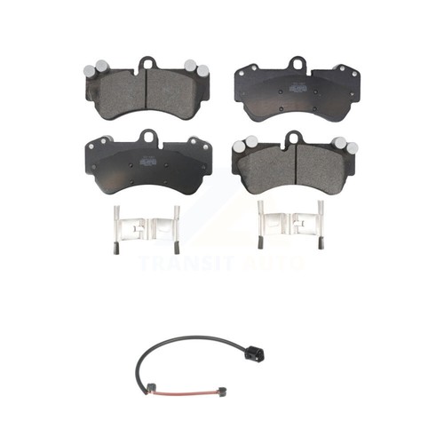 Front Ceramic Disc Brake Pads And Wear Sensors Kit For Porsche Cayenne - Picture 7 of 11