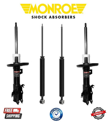 Monroe Front Struts Rear Shock Absorbers Set for 2011-2013 Ford Fiesta