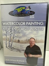 World of Art Lessons DVD New England Winter Watercolor Painting Wilson Bickford
