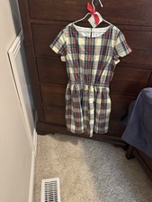CREWCUTS J. Crew Holiday Girls Dress Tartan plaid size 12.