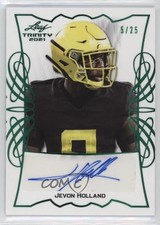 2021 Leaf Trinity Portraits Green Spectrum 5/25 Jevon Holland #TPA-JH2 Auto 0r2b