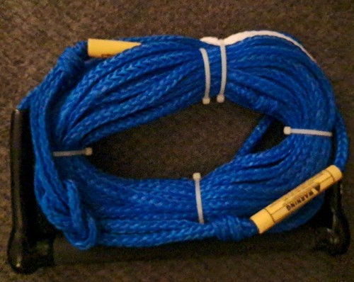 PROLINE 12" HANDLE WITH 70' ROPE RECREATIONAL WATERSKI TOW MAINLINE, NEW ON SALE