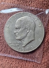 1978 Eisenhower US 1 Dollar Collectible Coin.