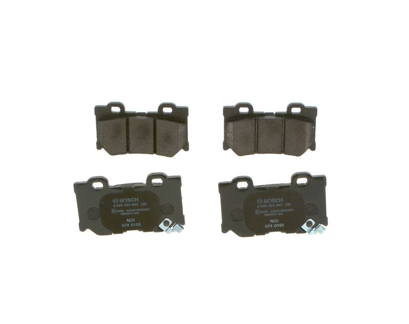 Plaquettes de frein à disque BOSCH 0 986 494 863 garniture de frein auto