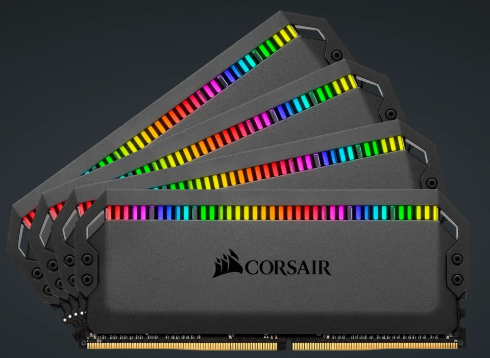 Corsair Dominator Platinum RGB 64GB (4x16GB) DDR4 3200MHz C16 XMP 2.0 Black -NIB - Image 4 of 4