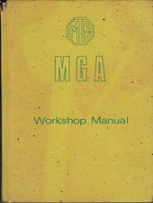 MG MGA,1500,1600,1600 MK2,COUPE & ROADSTER 1955-1962 FACTORY WORKSHOP MANUAL