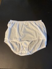 NOS East Tenn 100 Acetate Nylon Panties 7 Large USA White