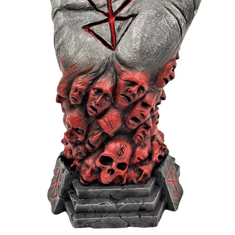 Figura de anime de resina Berserk Hand of God Berserk Guts L figura de acción figura negra