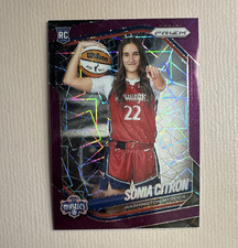 Panini Prizm WNBA 2025 Sonia Citron Rookie Purple Prizm #148 Mystics 59