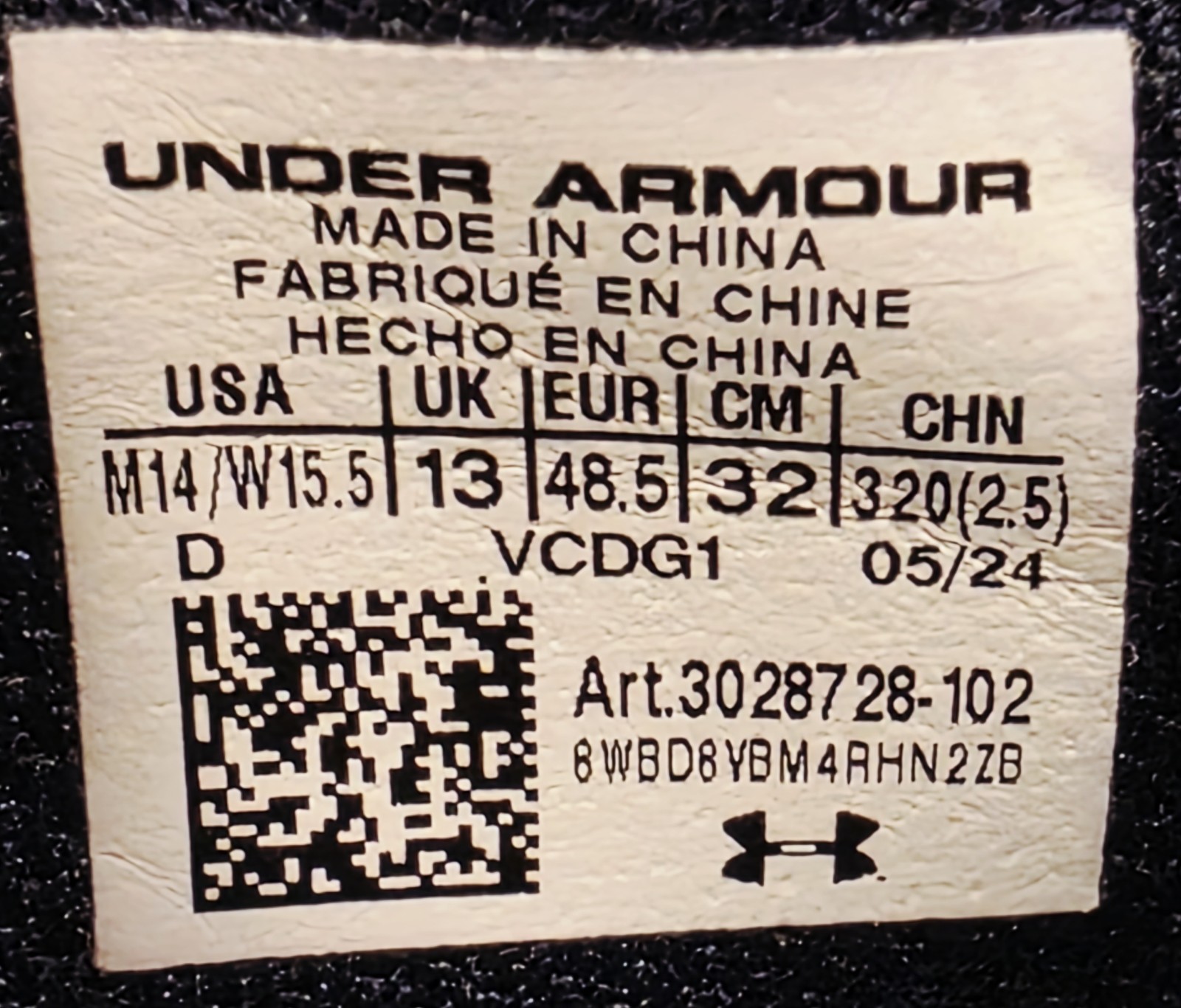 Men's Under Armour Flow Dynamic Basketball Training Shoes Sz 14 3028728-102 thumbnail 5