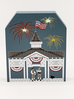Cat's Meow American Holidays Series Let Freedom Ring 1996 Shelf Sitter
