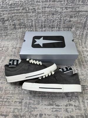 Größe 7,5 - Converse DRKSHDW ONESTR Rick Owens Fell Dark Dust Black A14796C