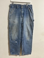 VINTAGE CARHARTT WASHED DENIM JEANS SIZE 32
