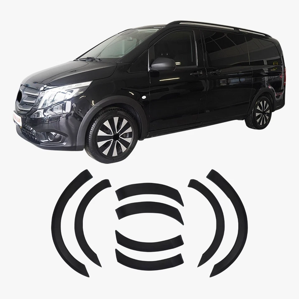Radlaufverbreiterung Kotflügel für Mercedes Vito 447 Schutzleisten 2014-2024 - Bild 3 von 4