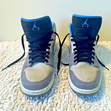 Jordan Air Jordan 1 Mid Crater Grey University Blue Men's Sneaker DM3529-004