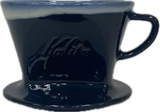 [.co.jp Exclusive] Kalita Hasami Ware Navy Series Coffee Dripper with Excellent