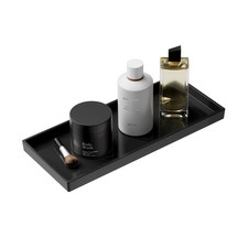 Vanity and Bathroom Tray, 11.8" ABS Countertop Organizer,Waterproof Vanity Tr...