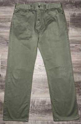 Dockers Olive Green Jeans Size 32x32 Straight Fit All Seasons Tech Pants