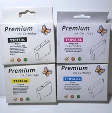 4 Cartucce T181-XL Per Epson XP30/102/202/205/215/302/305/312/402/405/415 SET