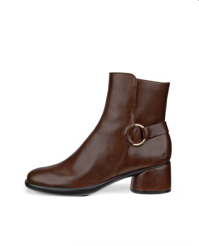 ECCO Sculpted LX 35 Women’s Leather Ankle Boots Soft Comfort New In Box Size 6