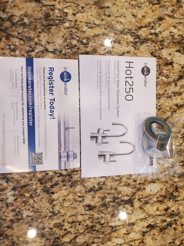 Insinkerator 45638Y-ISE-MATTE BLACK HOT & COLD FAUCET ONLY-FHC250MBLK- NEW OB - Picture 5 of 19